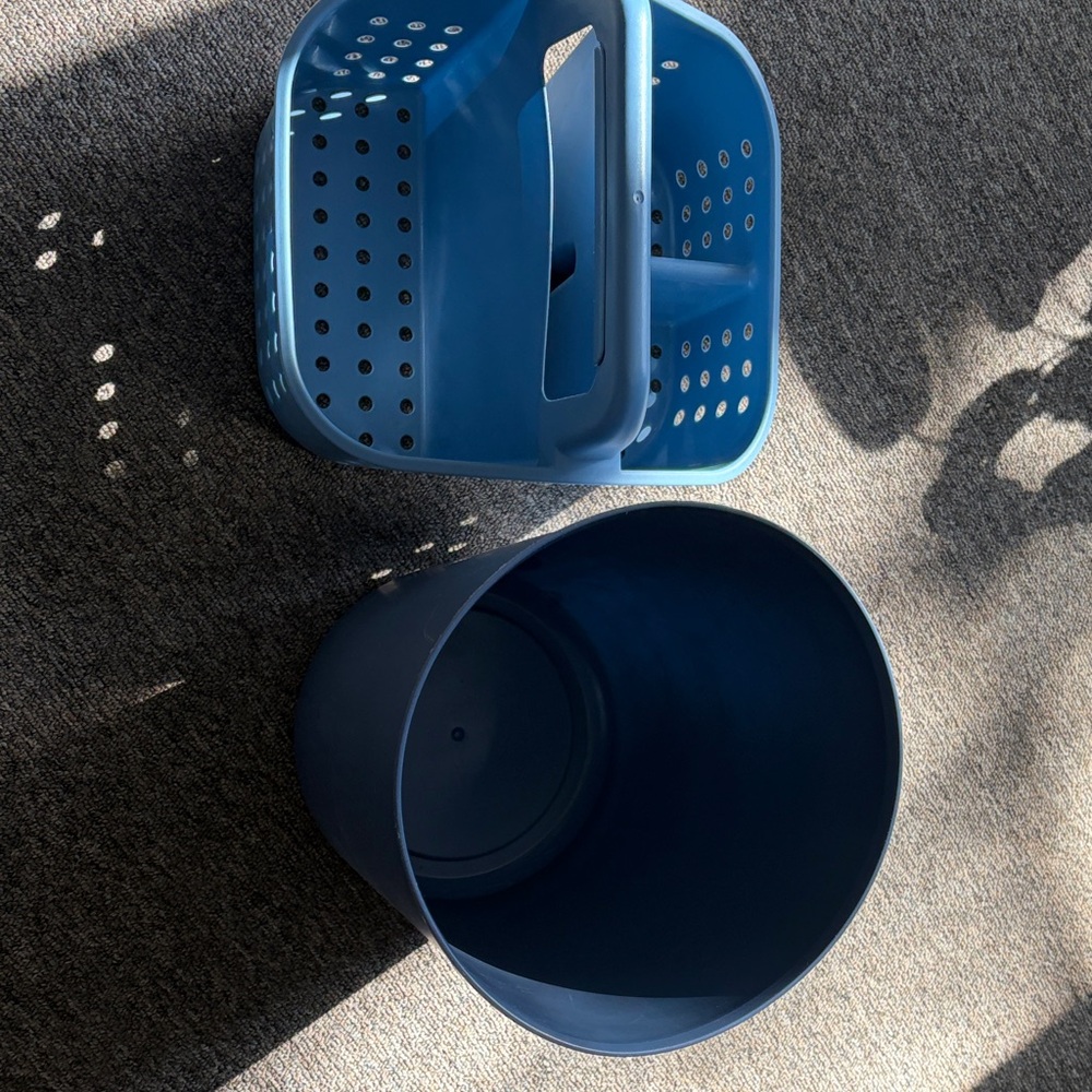 Stylish Blue Storage Basket Set